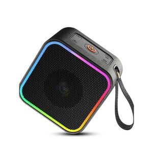 Hosgubo Bluetooth Speaker, Portable Bluetooth 5.3 Wireless - Black